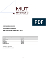 Chemical Engineering Technology Practical Report S2