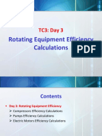 TC3: Day 3: Rotating Equipment Efficiency Calculations