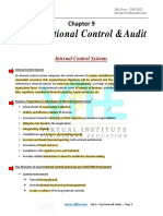 CHP 9 - Organizational Control and Audit