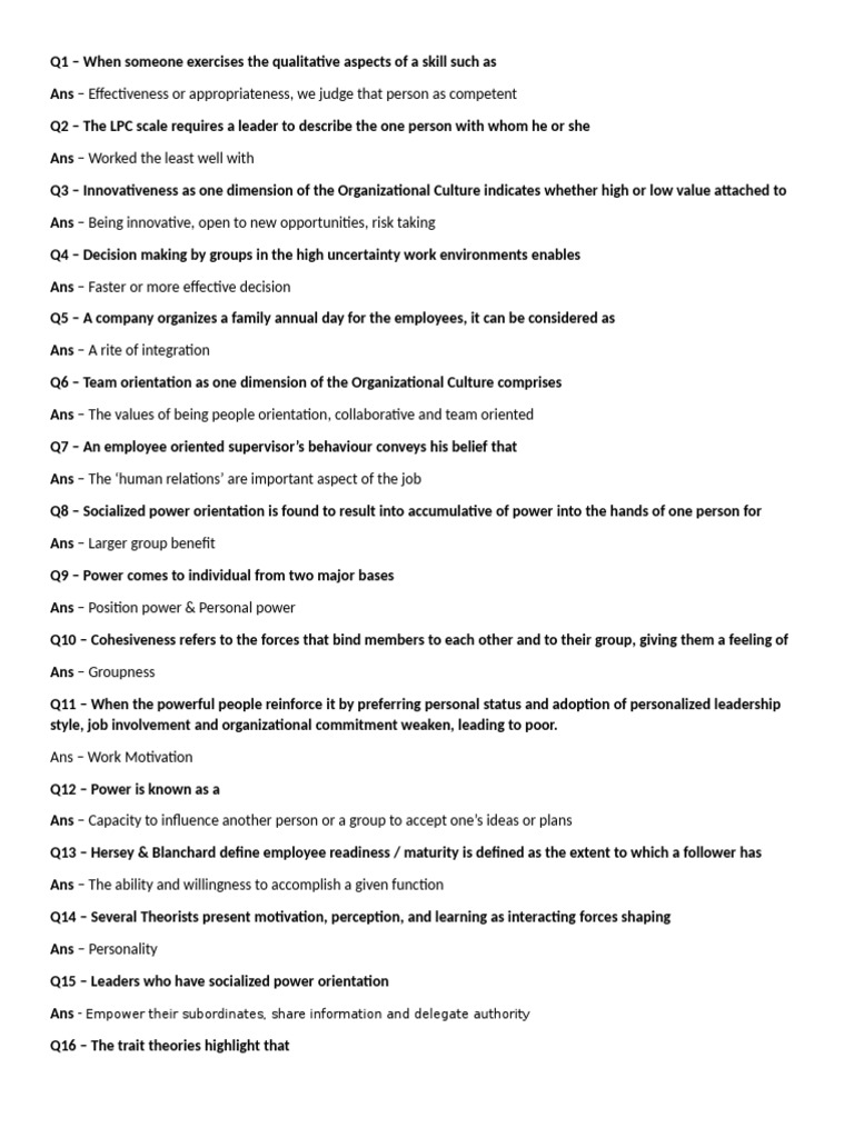 Understanding Organizational Culture Dynamics | PDF | Leadership ...