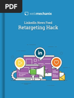 WMX LinkedIn News Feed Retargeting Hack Ebook 1 2