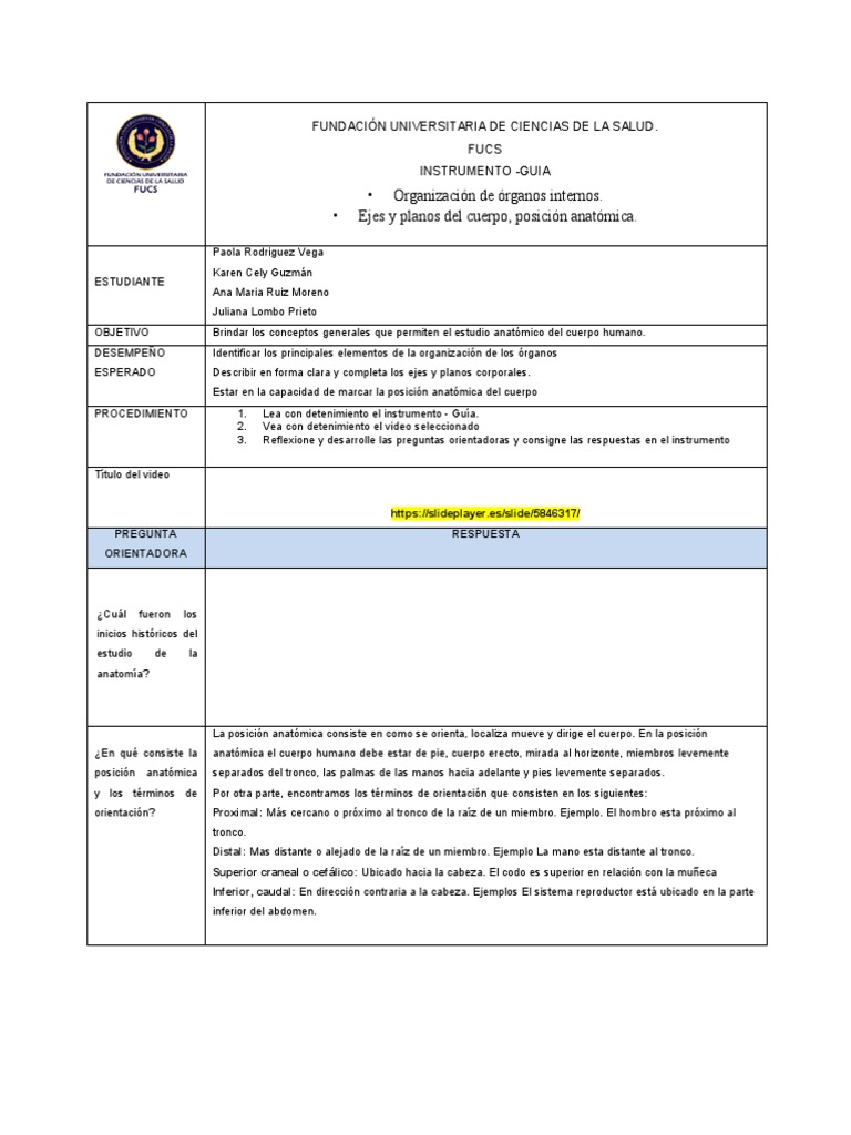 Ficha - Anatomia Humana | PDF | Términos anatómicos de ubicación | Anatomía