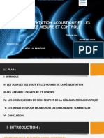 Presentation de La Réglementation Acoustique