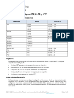 10.8.1 Packet Tracer - Configure CDP, LLDP, and NTP