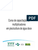 Aula 04 - Curso de Capacitação de Multiplicadores em Piscicultura de Água Doce