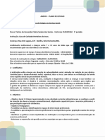 Anexo I - Plano de Estágio Roteiro para Elaboração Do Plano de Estágio em Serviço Social 1 - Identificação