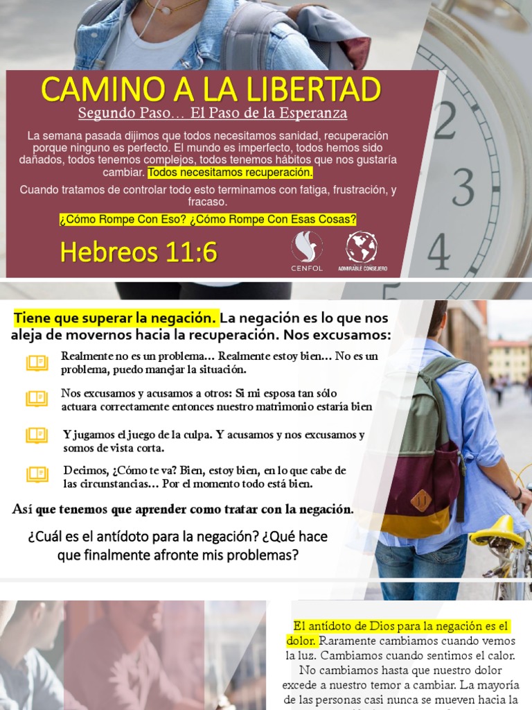 Camino A La Libertad Segundo Paso Paso El Paso de La Esperanza | PDF