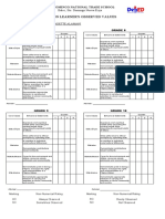 Learners Observed Values