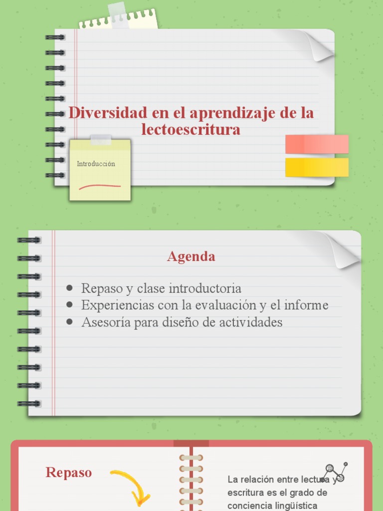 Diversidad en el Aprendizaje de Lectoescritura | PDF | Aprendizaje ...