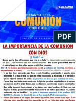 La Importancia de La Comunion Con Dios