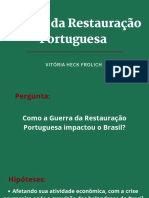 Guerra Da Restauração Portuguesa