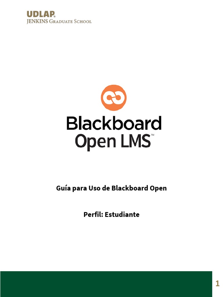 Guía Uso Blackboard Open Estudiantes PDF Cuestionario Informática