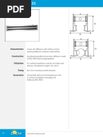 Anemostat Linear Diffuser Specifications | PDF | Mechanical Engineering