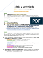 TERRITÓRIO E SOCIEDADE