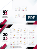 Calendario Entrega de Archivos