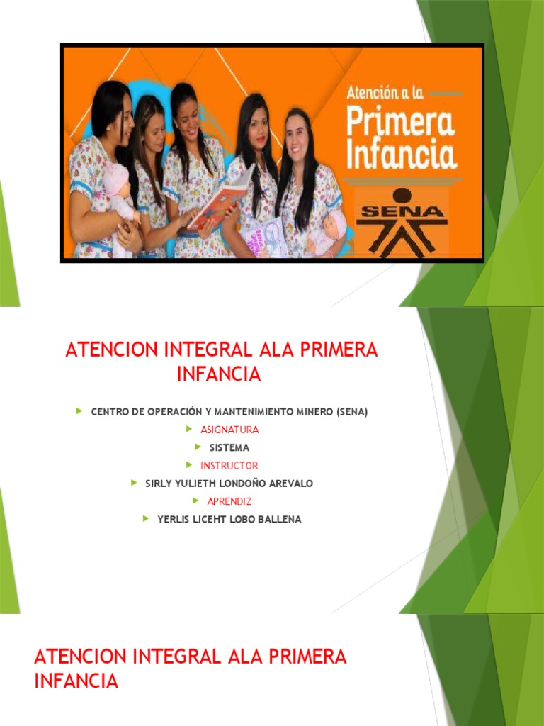 Atención Integral a la Primera Infancia SENA | PDF