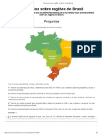 Exercícios Sobre Regiões Do Brasil - Brasil Escola