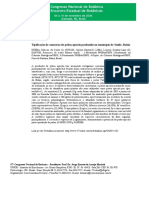227. Tipificação de amostras de pólen apícola produzido no município de Saúde, Bahia