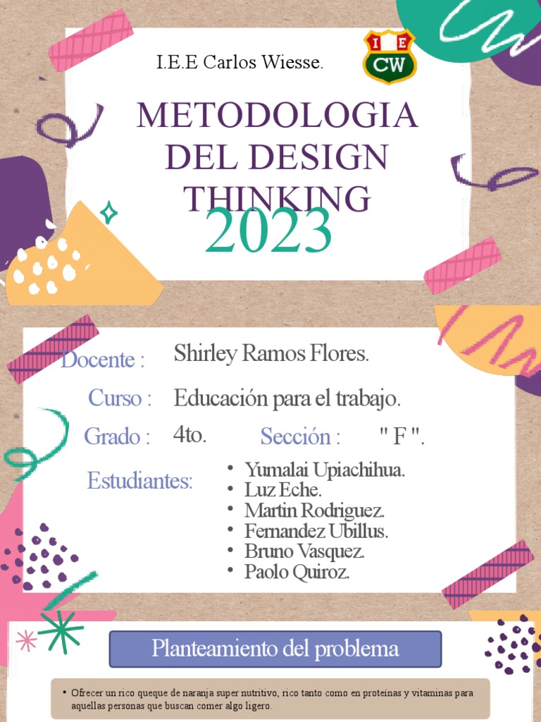 Importancia del Design Thinking en Alimentos | PDF | Diseño | Comida y ...