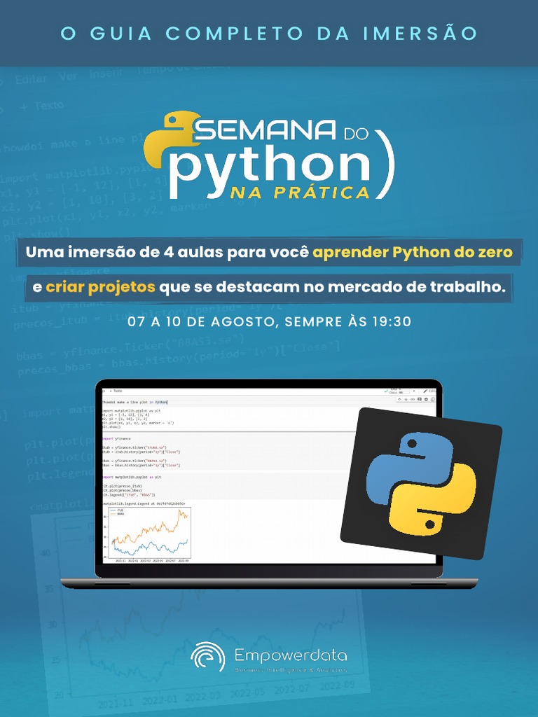 Guia Participante - Semana Do Python | PDF | Python (linguagem de ...