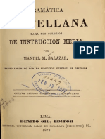 Gramática - 1873 - Pronunciación Lengua Materna