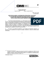 MSC.1-Circ.1400 - Directrices Sobre La Información Operacional Facilitada A Los Capitanes de Buques de Pasaje para El... (Secretaría)