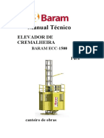 Manual Tecnico - Elevador de Cremalheira - ECC1500 - R0