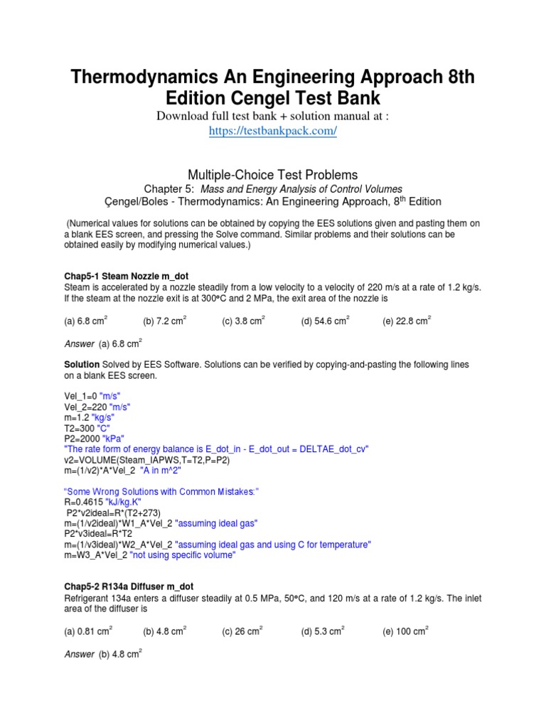 THERMODYNAMICS AN ENGINEERING APPROACH SOLUTIONS 8TH visual data 7