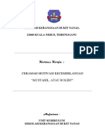 Kertas Kerja Ceramah Motivasi 2023