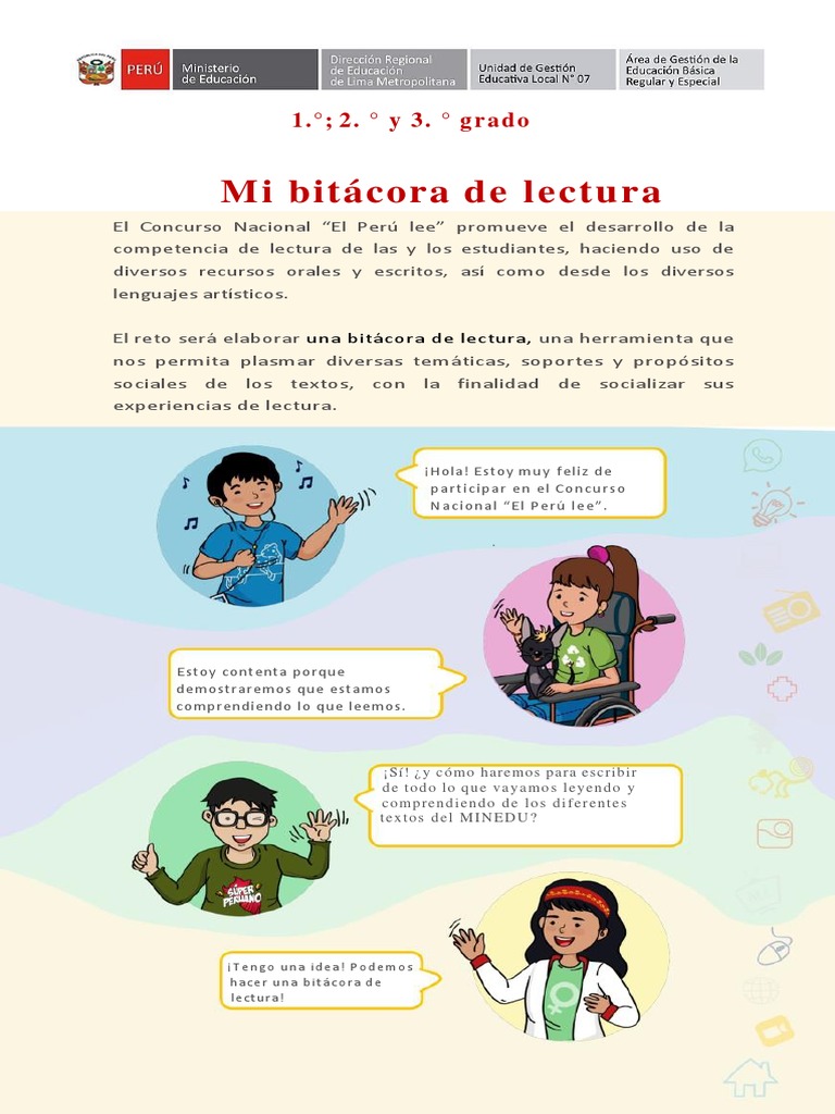 Bitácora de Lectura para Niños | PDF
