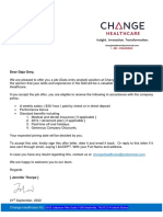 Change Healthcare Offer Letter