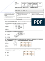 EvaluaciÃ N Sumatica MatemÃ¡tica Tercero BÃ¡sico