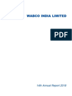 WABCO India Annual Report 2018