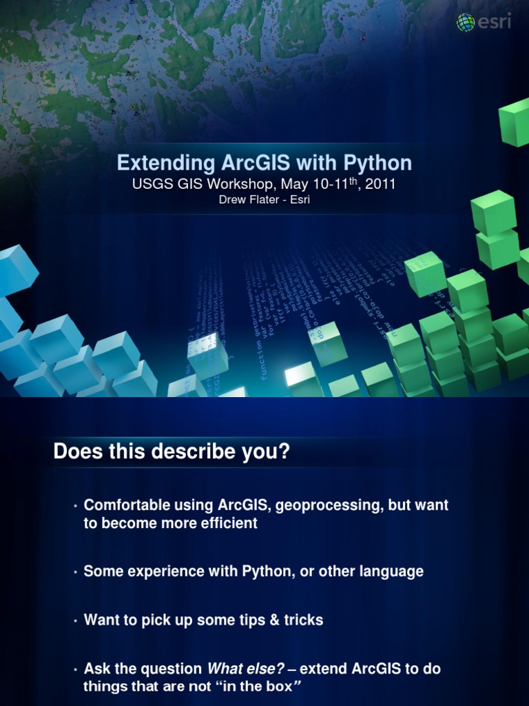 Extending Arc GISWith Python | PDF