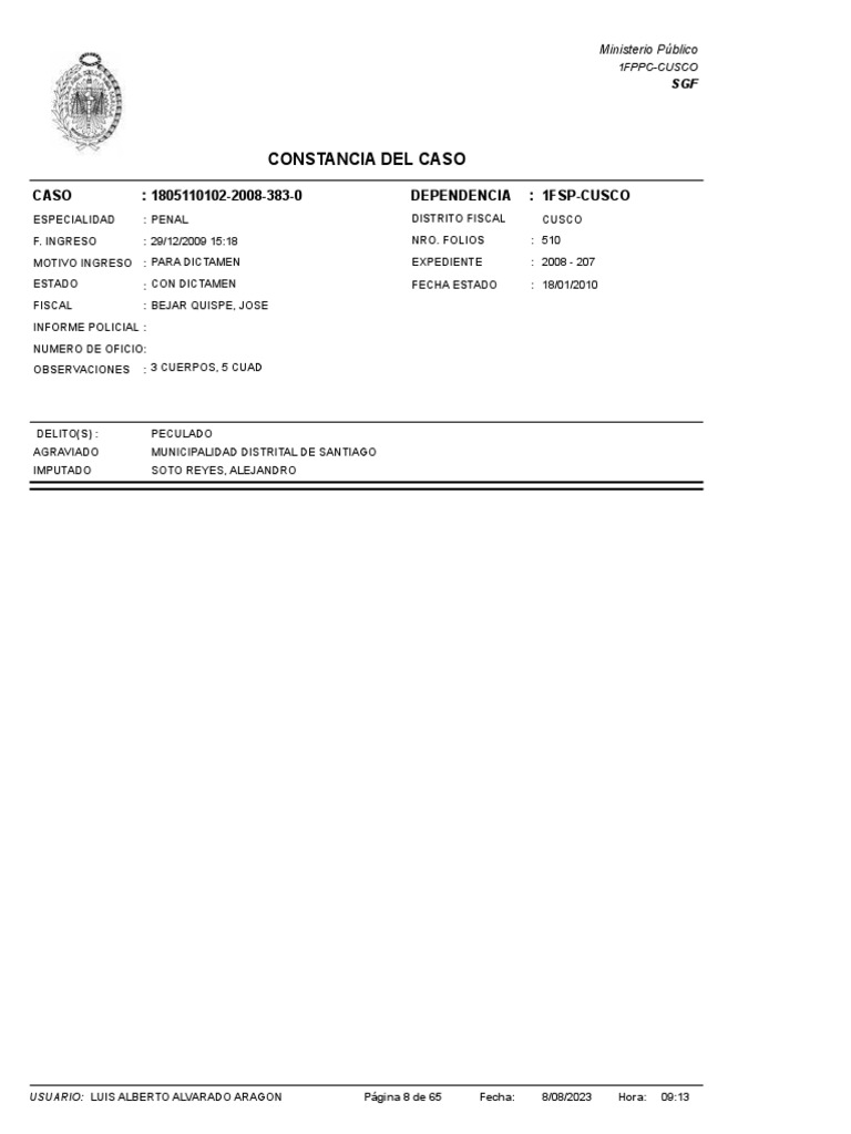 Archivan definitivamente demanda contra Alejandro Soto por estafa, pero aún registra 20 investigaciones fiscales en el Cusco