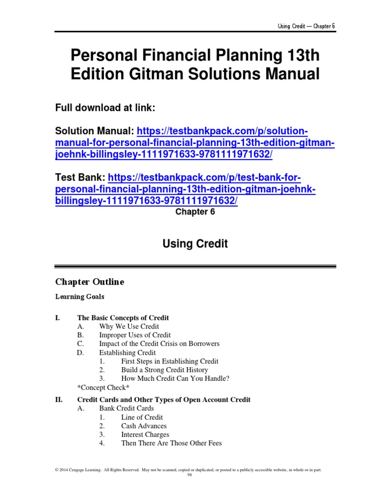 Understanding Credit Management Basics | PDF