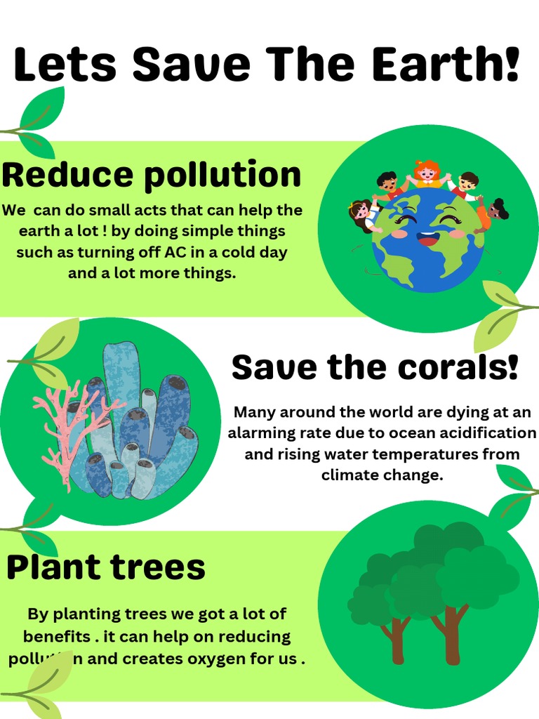 Save the Earth: Simple Actions to Help | PDF | Science & Mathematics