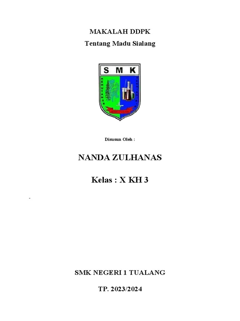Makalah SMK 1 | PDF
