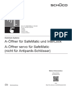 11 de Betriebsanleitung SafeMatic A Oeffner Servo