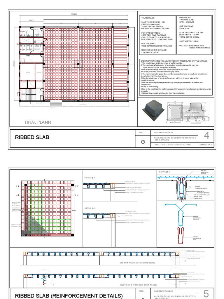 Waffle Slab Mould Specifications Guide | PDF