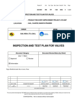 ITP For Valves