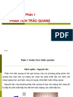 PHÂN TÍCH TRẮC QUANG - 316412