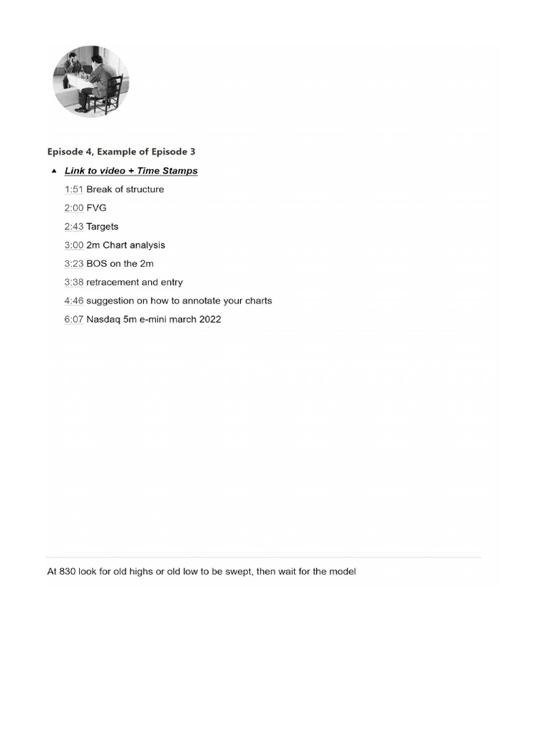 Episode 4, Example of Episode 3 | PDF