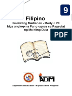 Fil9 Q2 Mod29 MgaangkopnaPang-ugnaysapagsulatNgmaiklingdula Version2