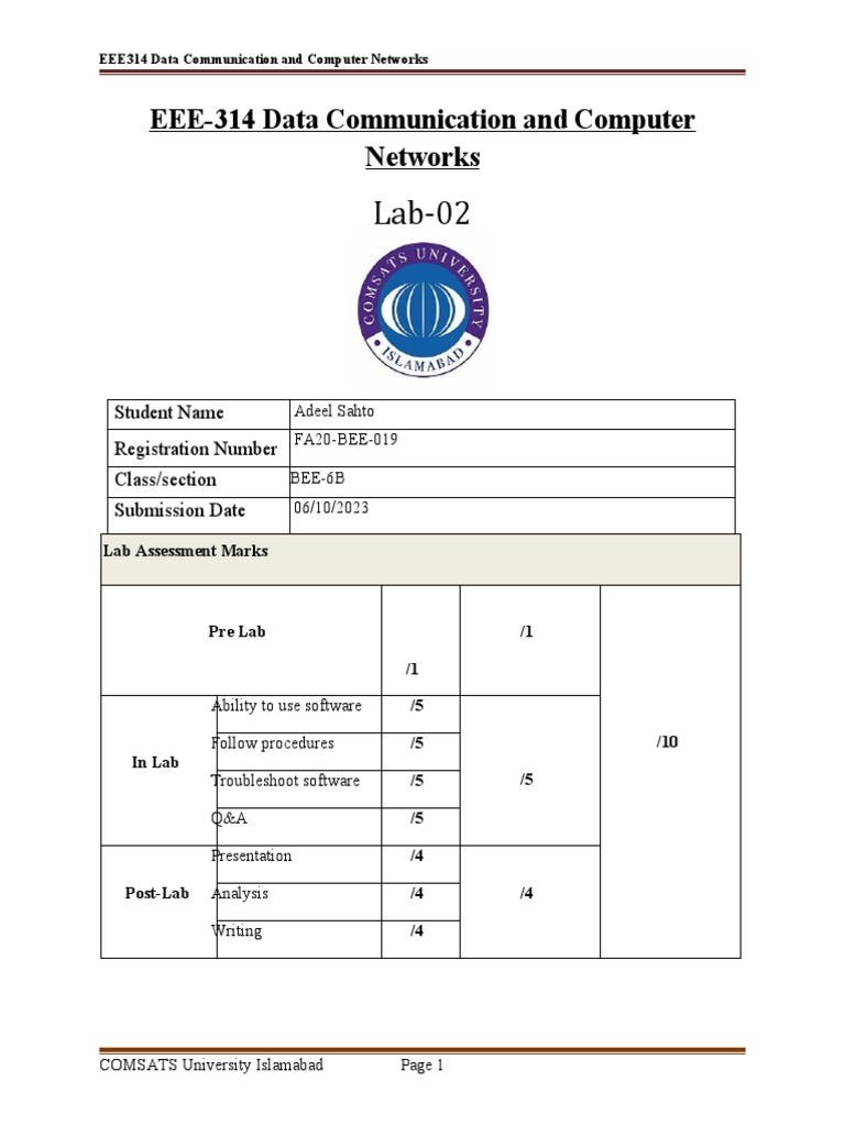 Lab 02 | PDF