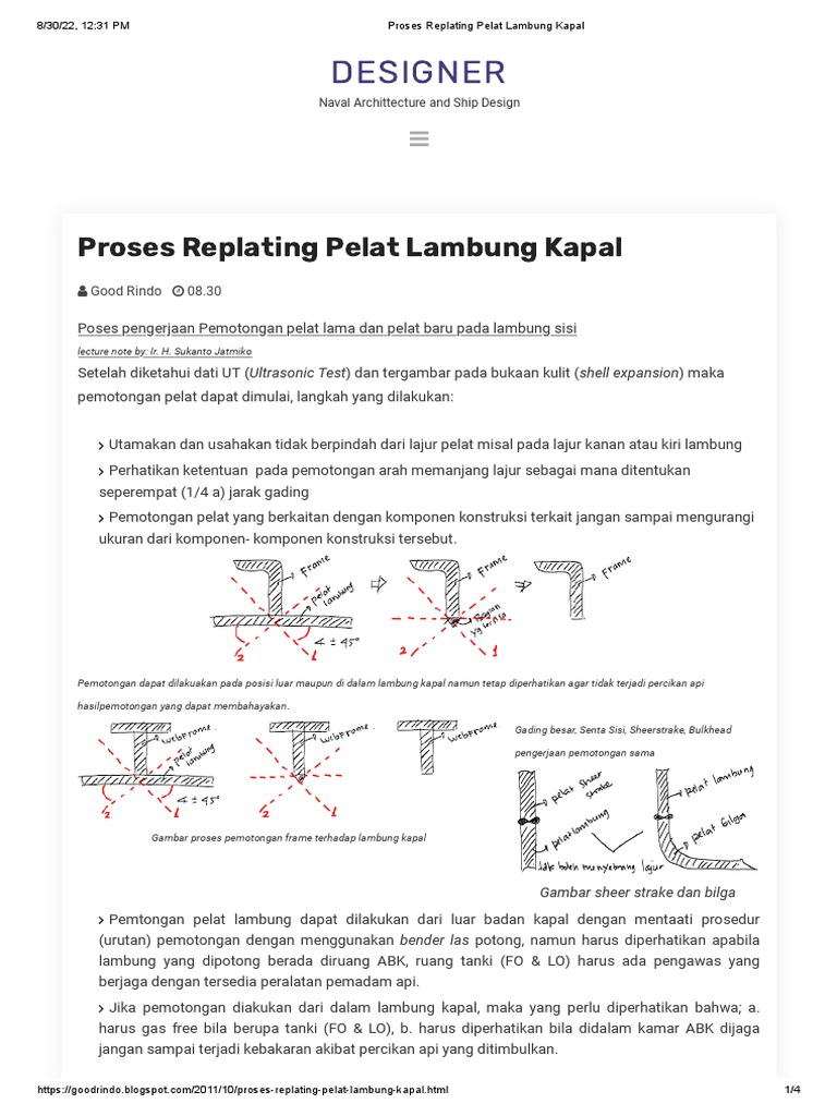 Proses Replating Pelat Kapal | PDF | Sains & Matematika | Teknologi ...