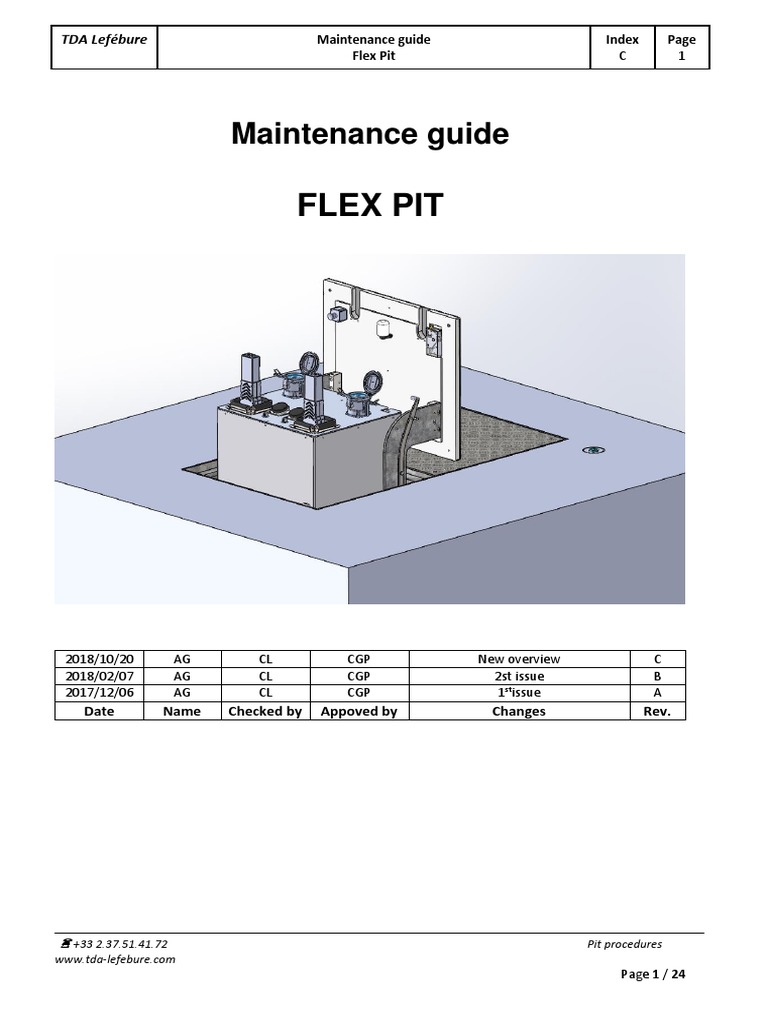 Maintenance Guide TDA Lefébure Flex Pit Rev C | PDF | Business