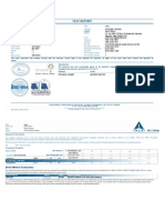 Life Sciences: Test Report