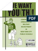 We Want Youth (NYC Military Regs)