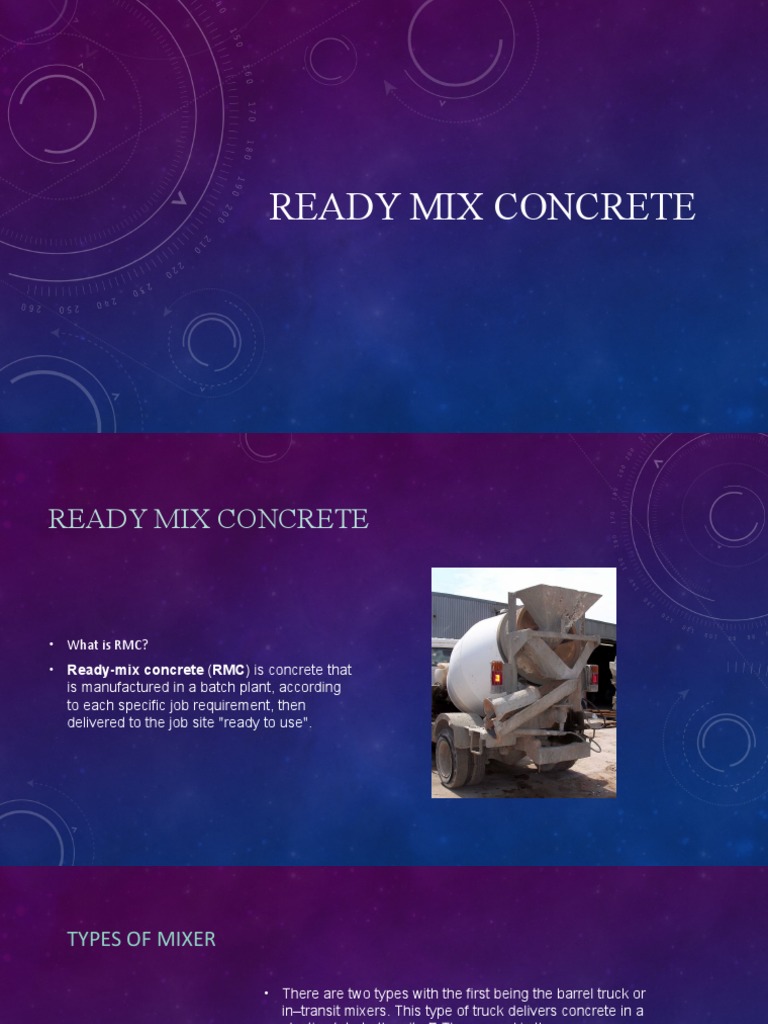 Ready Mix Concrete PDF